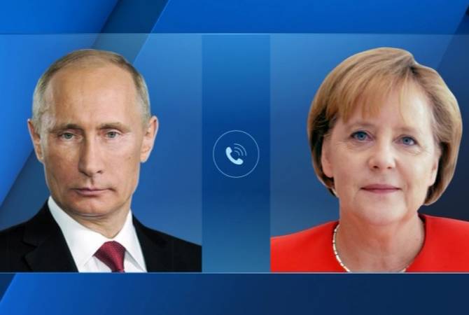 Путин и Меркель обсудили обстановку на границах Белоруссии со странами Евросоюза

