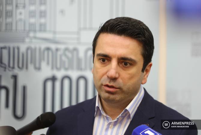 تحديد وترسيم الحدود أولاً وقبل كل شيء ضروري لأرمينيا-رئيس البرلمان الأرميني آلان سيمونيان-