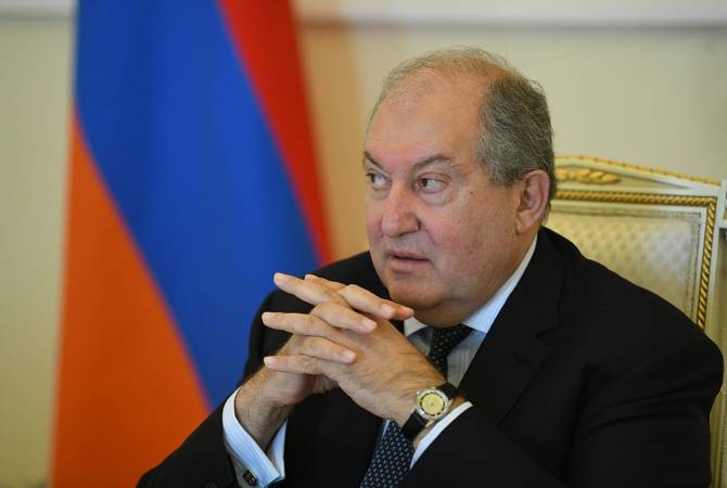Armenian President presents current situation on borders caused by Azerbaijani military 
aggression to foreign partners