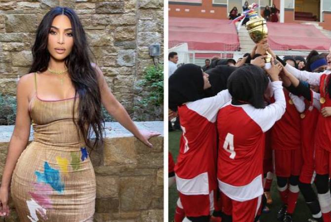 Afgan kadın futbol takımı Britanya’da: Uçuş masraflarını Kim Kardashian karşıladı
