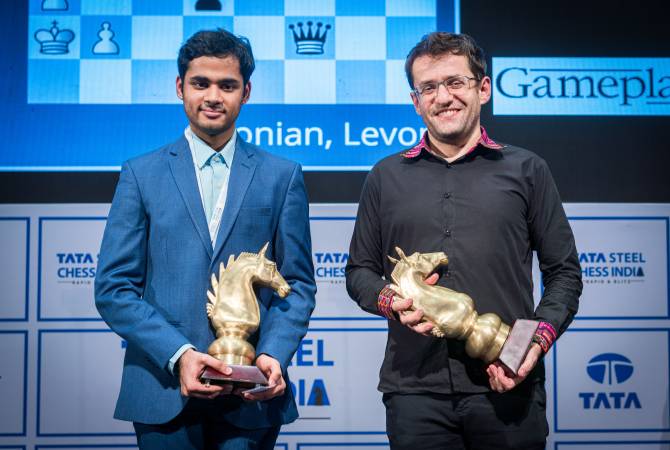 Левон Аронян победил в блиц-турнире Tata Steel India
