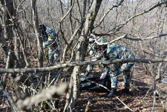 В Матагисе обнаружены останки еще одного военнослужащего