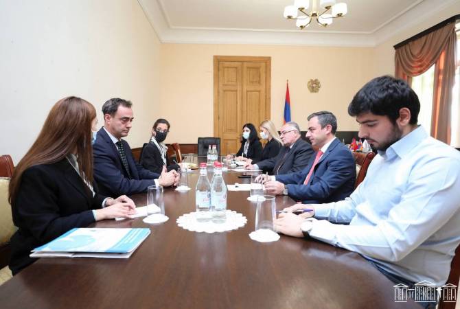 Вице-спикер НС И.Сагателян встретился с послом Аргентины в Армении

