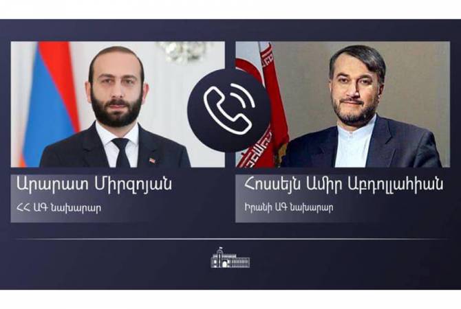 Armenian FM presents to Iranian counterpart Azerbaijan’s aggression against Armenia’s 
sovereignty