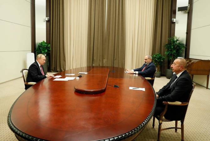 В Сочи началась встреча Пашинян-Путин-Алиев

