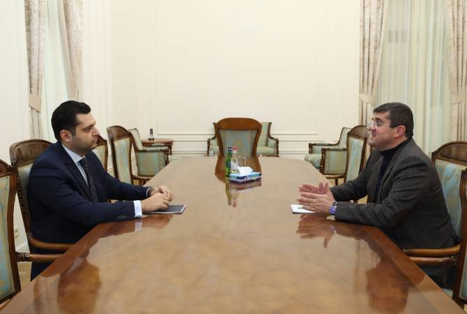 Ermenistan Başbakan Yardımcısı Matevosyan yeni görevinde ilk görüşmeyi Artsakh 
Cumhurbaşkanı ile gerçekleştirdi
