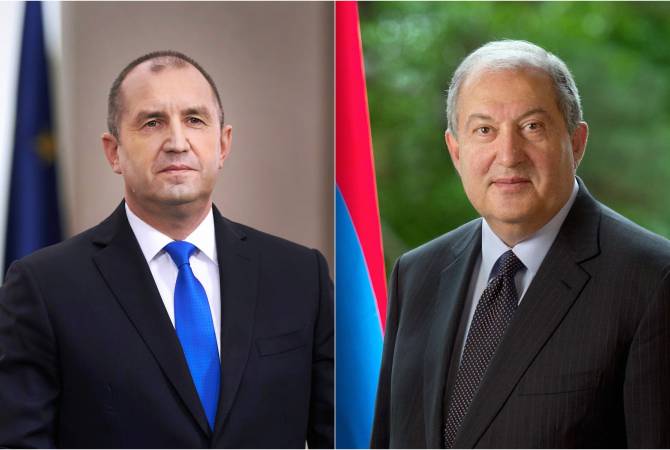 Armen Sarkissian a félicité Rumen Radev pour sa victoire aux élections présidentielles de 
Bulgarie