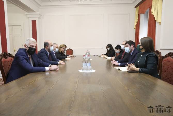 Post-war situation touched upon at the meeting of the Armenian, Greek MPs