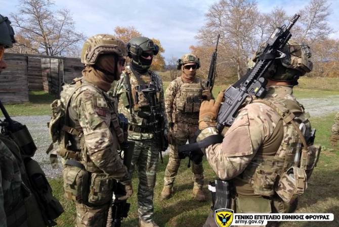 Des unités des forces spéciales d’Arménie, de Grèce et de Chypre ont réalisé des exercices 
militaires communs