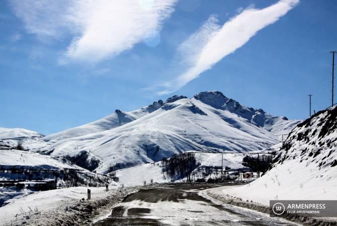 В Армении есть закрытые и труднопроходимые автодороги, на участке трассы Сисиан-
Горис и в городе Егвард – туманы

