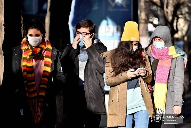 В Армении за прошедший день подтверждено 558 новых случаев заражения COVID-19

