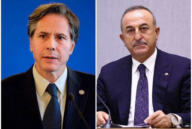 US Secretary of State, Turkish FM discuss situation in Armenia and Azerbaijan