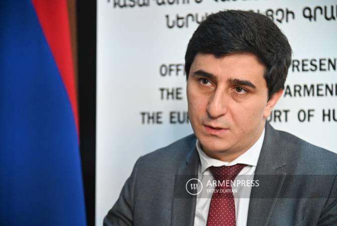 Armenia’s representative to ECHR to attend ICJ sitting on delivery of order about appeal against 
Azerbaijan