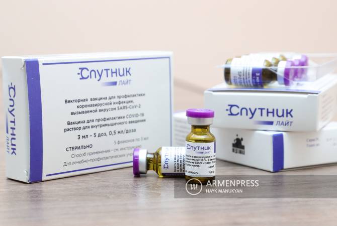 COVID-19: Armenia to roll out homegrown Sputnik Light vaccine 