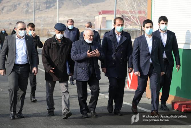  رئيس إدارة الجمارك الإيرانية مهدي مير أشرفي في زيارة لأرمينيا