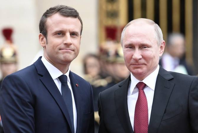 Poutine et Macron se disent satisfaits de la stabilisation de la situation dans la region