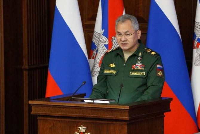 Sergueï Shoïgou a qualifié l’armée russe de garant de la paix au Haut-Karabagh