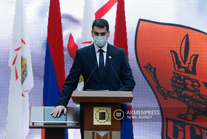 Hrachya Sargsyan sworn in as Mayor of Yerevan