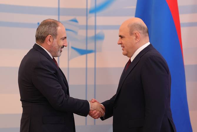 Russian PM sends New Year greetings to PM Pashinyan 