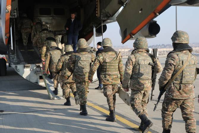 وزارة الدفاع الأرمينية تقول أنها أرسلت وحدة حفظ سلام مؤلفة من 100 جندي أرمني إلى كازاخستان