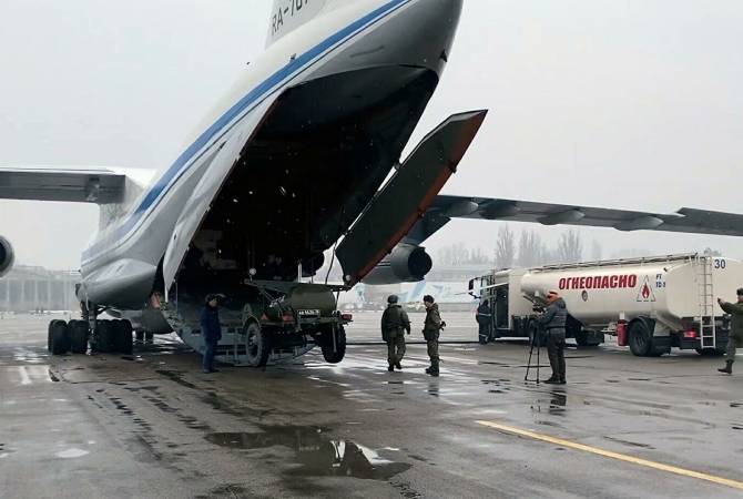 Armenian peacekeepers depart for Kazakhstan