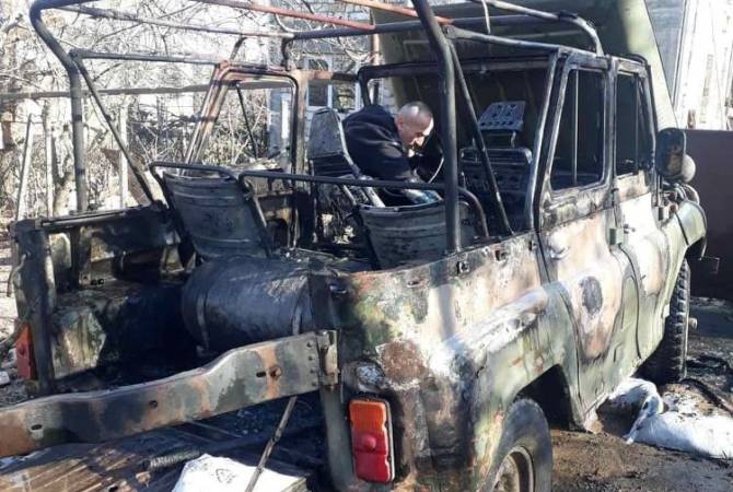 On-duty firefighters in Artsakh attacked by Azerbaijani military 