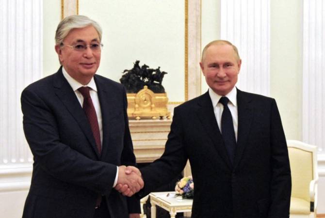 Владимир Путин и Касим-Жомарт Токаев обсудили вопрос вывода миротворческих сил 
ОДКБ из Казахстана

