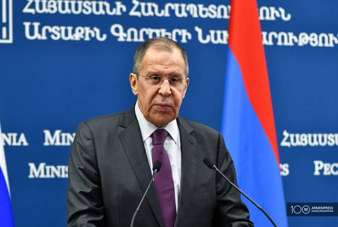 موسكو تدعم يريفان وأنقرة في إقامة حوار مباشر وبأمل أن يكون ناجحاً-وزير الخارجية الروسي سيرجي 
لافروف-
