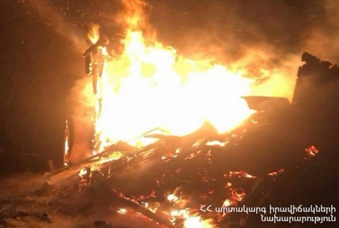Спасатели потушили пожар в Ошакане