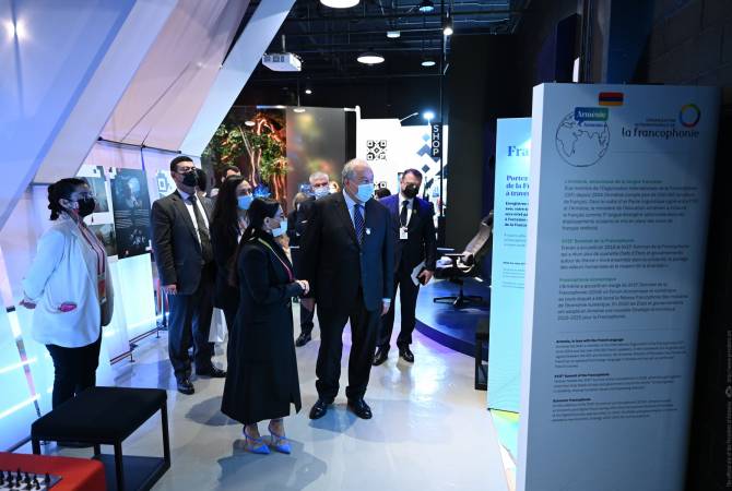 Президент Армен Саркисян посетил павильон Армении на «Экспо-2020 Дубай»

