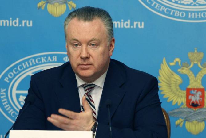 Russia concerned that the OSCE Minsk Group Co-Chairs are not able to visit Karabakh. 
Lukashevich