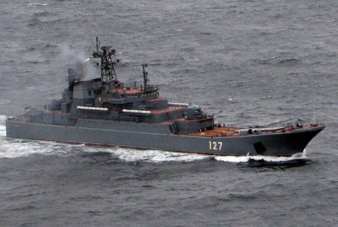 Еще три больших десантных корабля ВМФ РФ вышли из Балтики в Северное море
