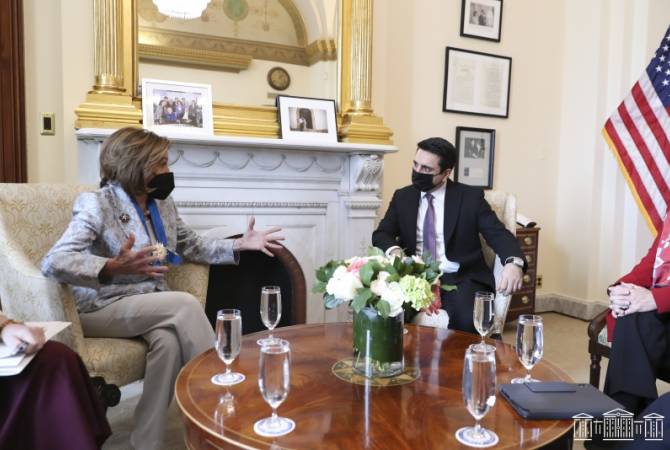 A eu lieu la rencontre entre Nancy Pelosi et Alen Simonyan