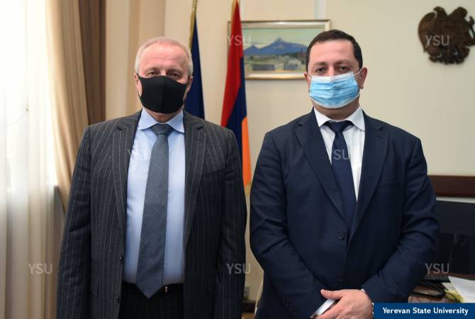 Чрезвычайный и Полномочный посол РФ в Армении посетил ЕГУ

