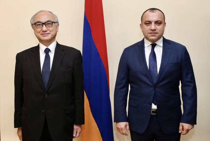 Председатель Конституционного суда Армении принял посла Японии

