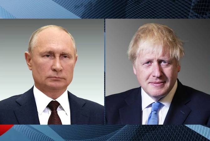 Путин и Джонсон обсудили ситуацию вокруг Украины 

