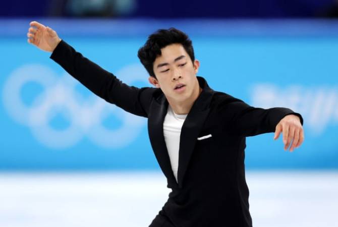 US figure skater Nathan Chen sets world record in short program at Beijing Olympics