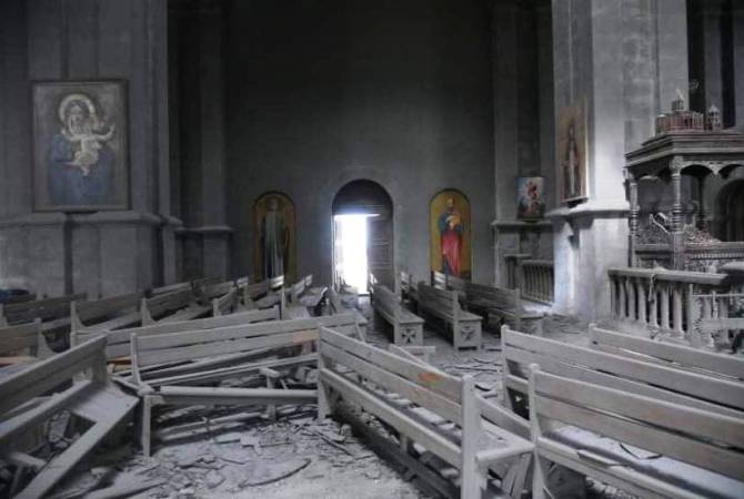 جمعية الصداقة الأرمنية اليونانية تدين بشسدة قرار أذربيجان بالقضاء على آثار الكنائس الأرمنية في 
الأراضي التي احتلتها