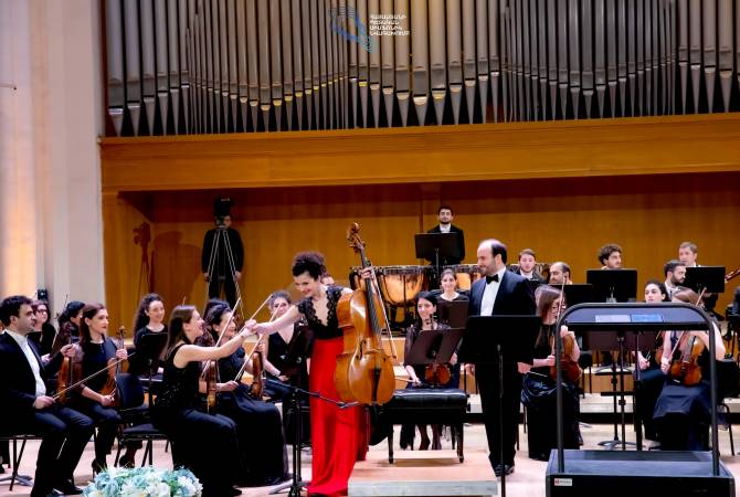 Երաժիշտները լույս ու բարություն են սփռում. Հայաստանի պետական սիմֆոնիկ 
նվագախմբի հետ ելույթ են ունեցել Մարկ Բուշկովն ու Միրիամ Պրանդին