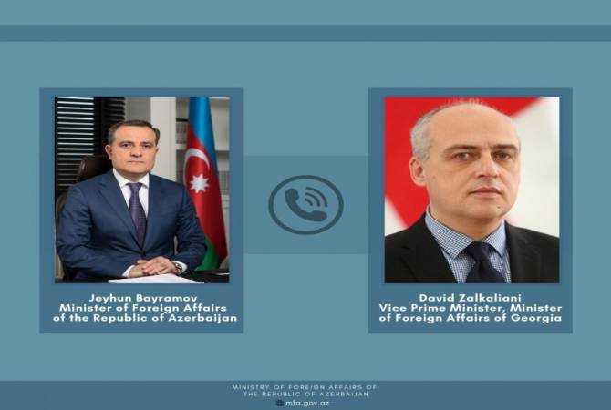 Ադրբեջանի և Վրաստանի ԱԳ նախարարները հեռախոսազրույց են անցկացրել 