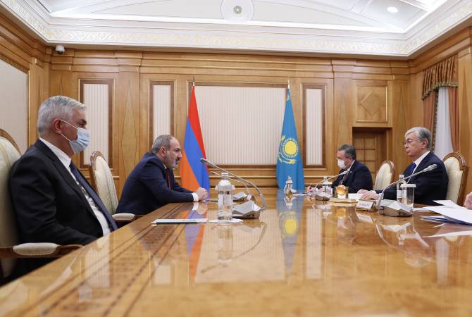 Armenian PM meets with Kazakhstan’s President in Nur-Sultan