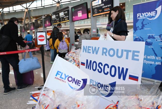 Авиакомпания FLYONE ARMENIA начала регулярные прямые рейсы Ереван-Москва-Ереван


