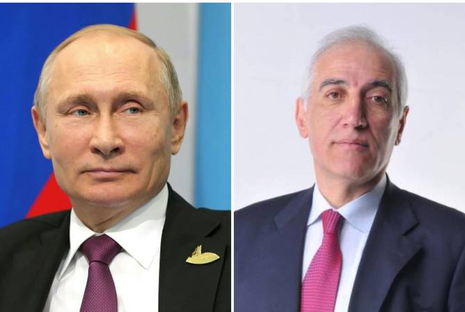 Vladimir Putin congratulates newly elected President of Armenia