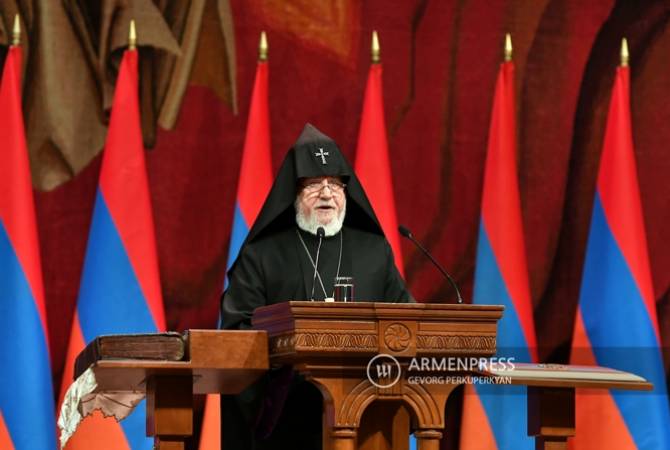 Формирование единого видения будущего Родины - диктат. Католикос Всех Армян
