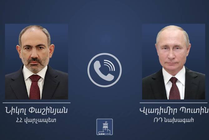 Состоялся телефонный разговор Никола Пашиняна и Владимира Путина