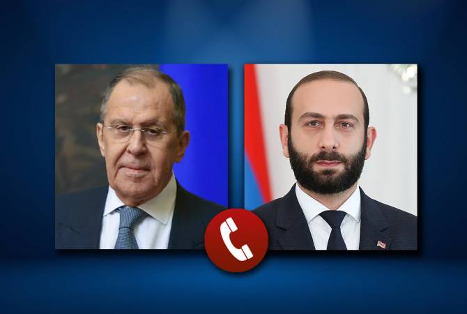 During phone talk with Lavrov, Armenian FM presents stance over talks for peace treaty with 
Azerbaijan