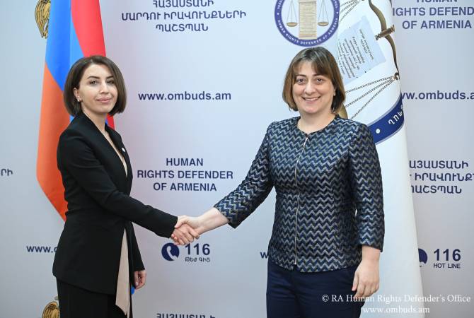 Омбудсмен представила постпреду ПРООН последствия бесчеловечных действий Баку в 
Арцахе

