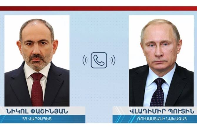  Пашинян и Путин подтвердили важность выполнения трехсторонних заявлений  