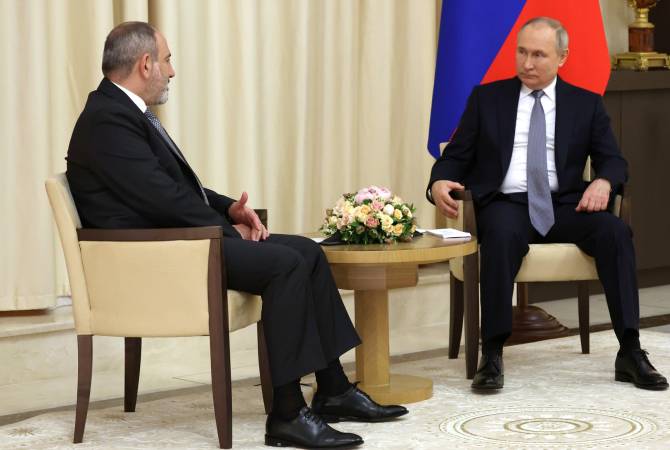 Pashinyan, Putin reaffirm the importance of using the potential and experience of OSCE Minsk 
Group Co-chairs