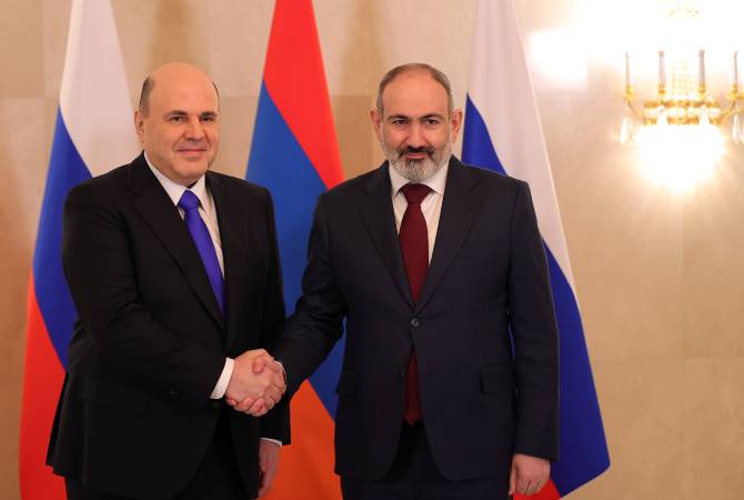 У Армении и России есть интенсивный план совместного развития энергетики, транспорта 
и других сфер: Пашинян

